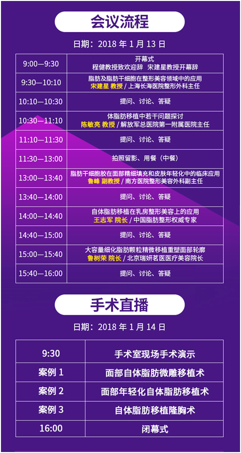 2018脂肪移植新技术应用(演示)研讨会杭州维多利亚